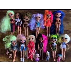 17 LOL OMG Little Surprise Dolls Lot Tweens